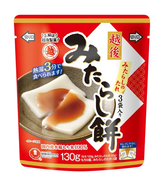 Mitarashi Mochi mit süßer Sojasoße von Echigo