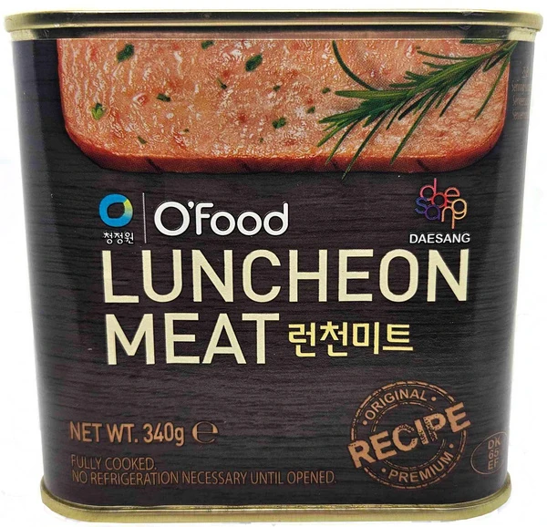 Koreanisches Luncheon Meat aus Schweinefleisch in der Dose von Daesang