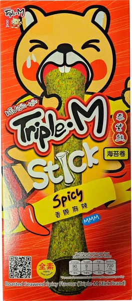 Geröstete Algensticks - Spicy von Triple-M