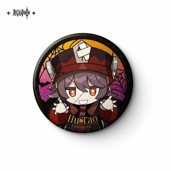 Hu Tao - Button - Halloween Ver. - Genshin Impact- miHoYo