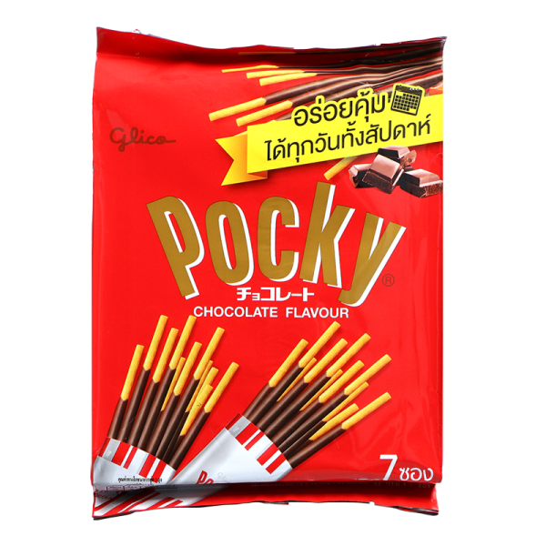 Pocky - Chocolate / Schokolade von GLICO - (Big Box mit 7 Packungen)