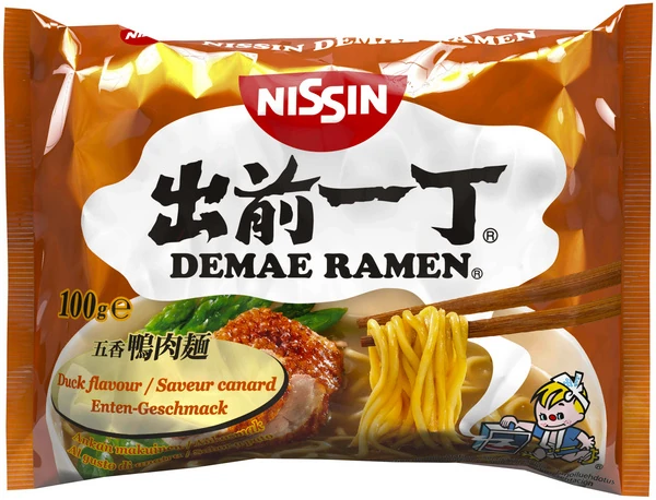 Instant-Nudeln - Demae Ramen mit Ente von Nissin