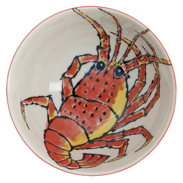 Kawaii Bowl / Schale für Reis - Garnele Rot von TOKYO Design Studio (500ml)