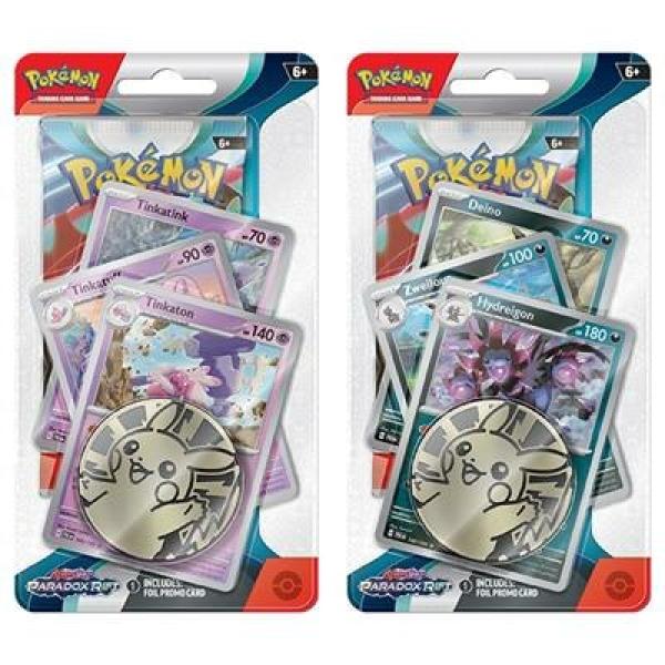 EN - Pokémon TCG - Karmesin & Purpur - Paradox Rift - Premium Checklane Blister