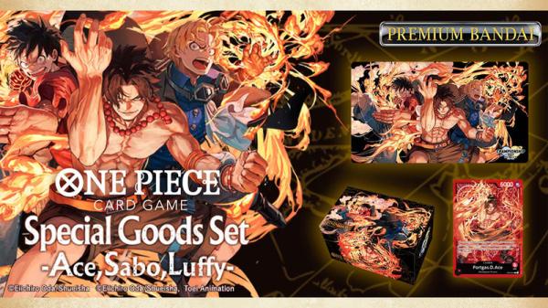 Special Goods Set - Ace/Sabo/Ruffy - One Piece Card Game - Englisch