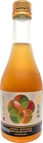 Hanakohaku Junmai Daiginjo - Reiswein mit Pflaumensaft von Hakushika [0,3l] [EINWEG]