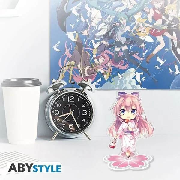 Luka Megurine - Hatsune Miku - Acrylaufsteller (Pink Flower) - Abystyle