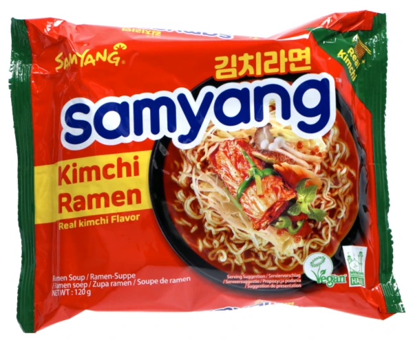 Instant-Nudeln - Original koreanischer Kimchi Ramen von SamYang [VEGAN]