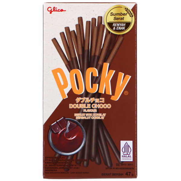 Pocky - Double Choco Schokoladenüberzug von GLICO