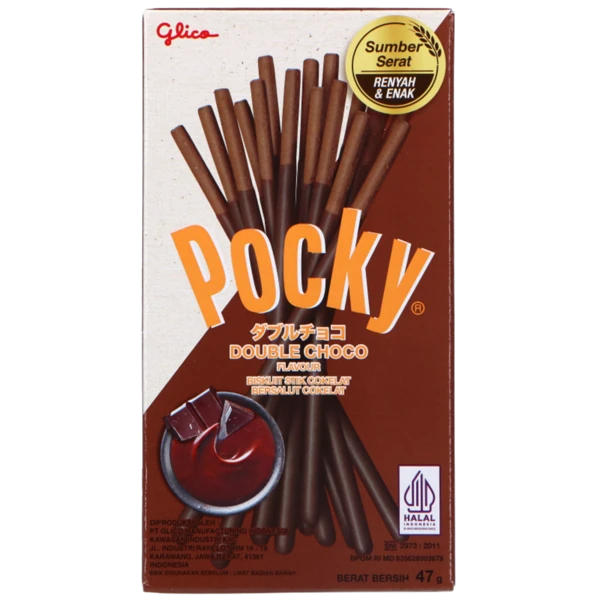 Pocky - Double Choco Schokoladenüberzug von GLICO