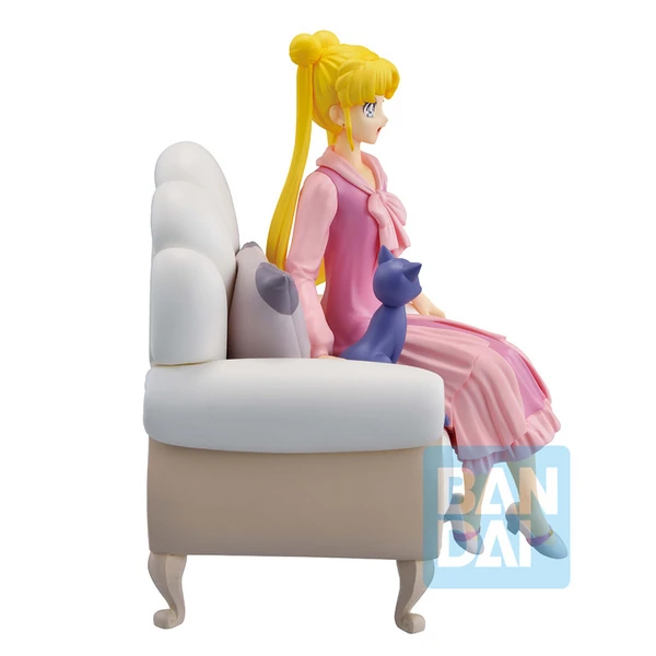 Usagi Tsukino und Luna - Sailor Moon Cosmos - antique style - Ichibansho - Bandai Spirits