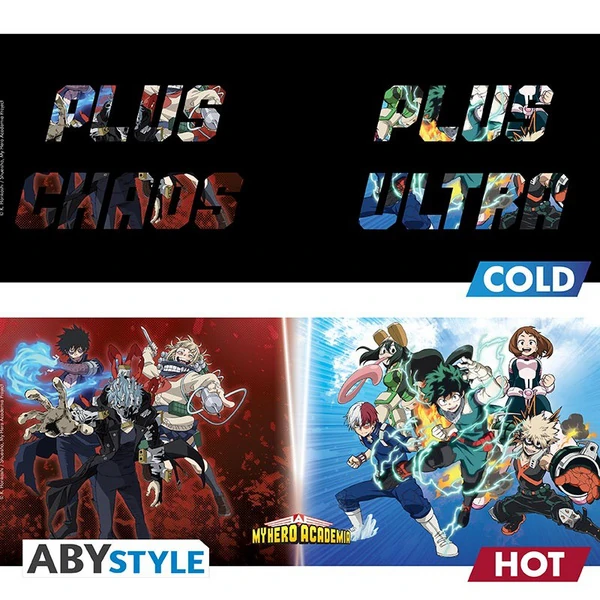 My Hero Academia - Hot & Cold Tasse - "Heroes" - Abystyle