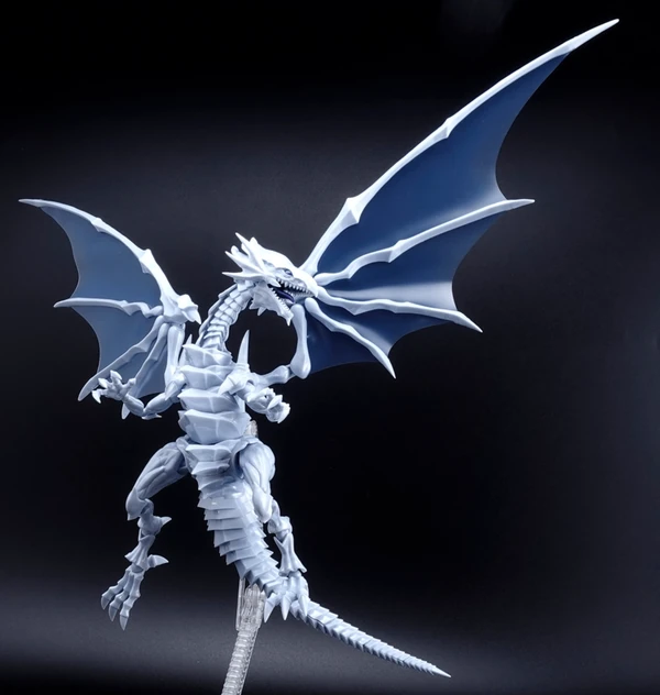 Weißer Drache mit eiskaltem Blick - Yu-Gi-Oh! Figure-rise Standard Amplified Model Kit - Bandai Spirits