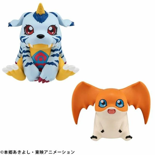 Gabumon und Patamon - Digimon Adventure Look Up Set - Megahouse