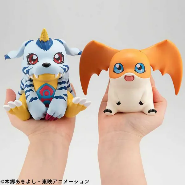 Gabumon und Patamon - Digimon Adventure Look Up Set - Megahouse