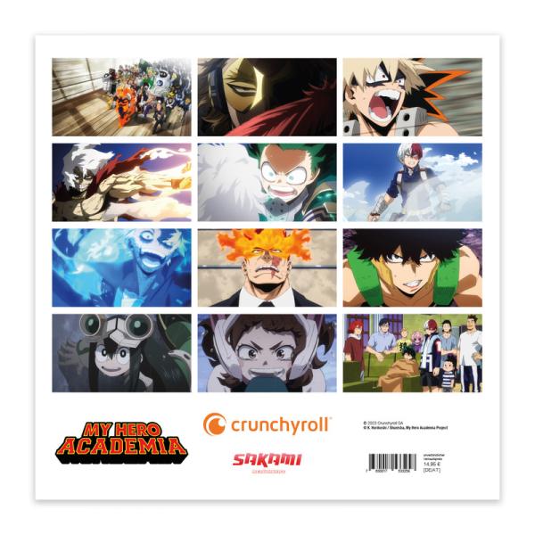 My Hero Academia - Wandkalender - Crunchyroll