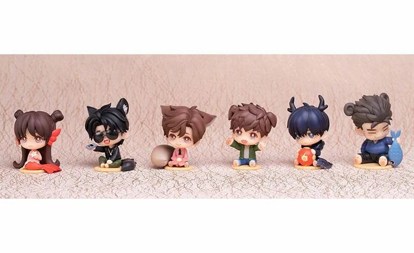 Cute Animal - Time Raiders ChiBi Set - 6 Figuren - Myethos