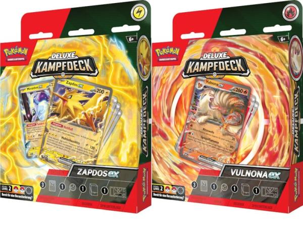 Pokémon TCG - Zapdos ex/ Vulnona ex - Battle Deck Deluxe (zufällige Auswahl) 