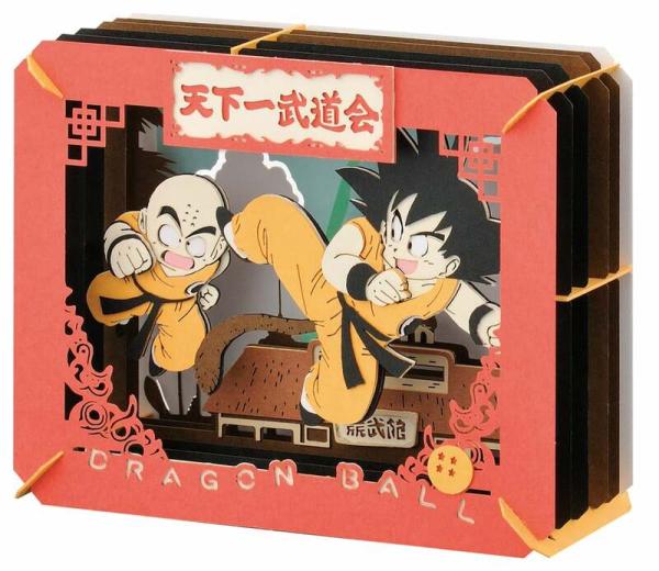 Son Goku & Krillin (The 22nd Tenkaichi Budokai) - Dragon Ball - Papiertheater - Ensky