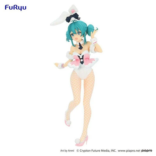 Hatsune Miku - Baby Pink White Rabbit - Vocaloid BiCute Bunnies - FuRyu