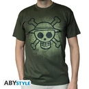 Skull mit Schatzkarte - Men T-Shirt Größe - L - One Piece - AbyStyle